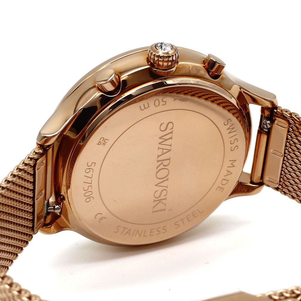 値下げSwarovski ゴールド 腕時計 箱無し スワロフスキー SWAROVSKI 5677506 腕時計 1年保証 ノヴァ クロノ