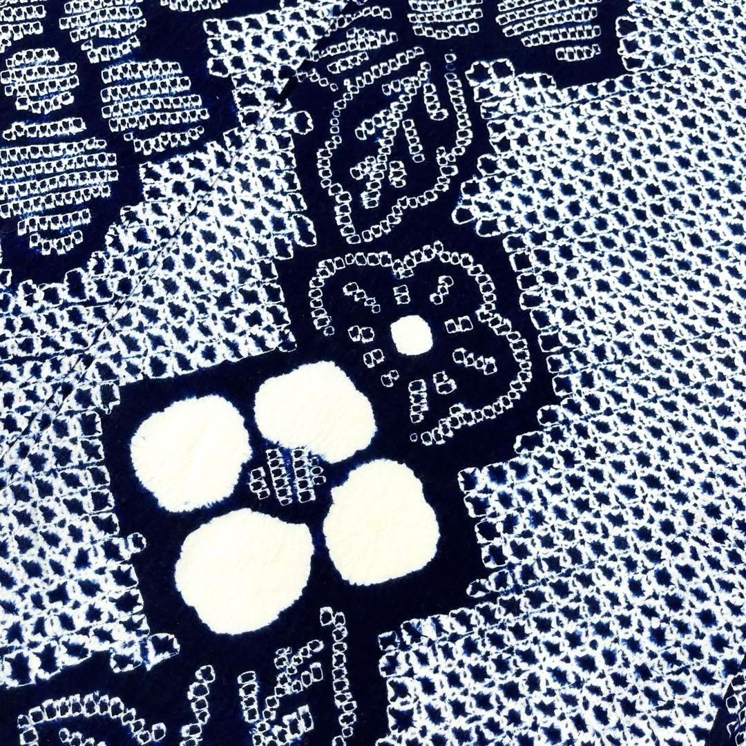 着物と帯 時流】Y25893s◇本場有松鳴海絞り浴衣◇裄ロング 身幅広め 美