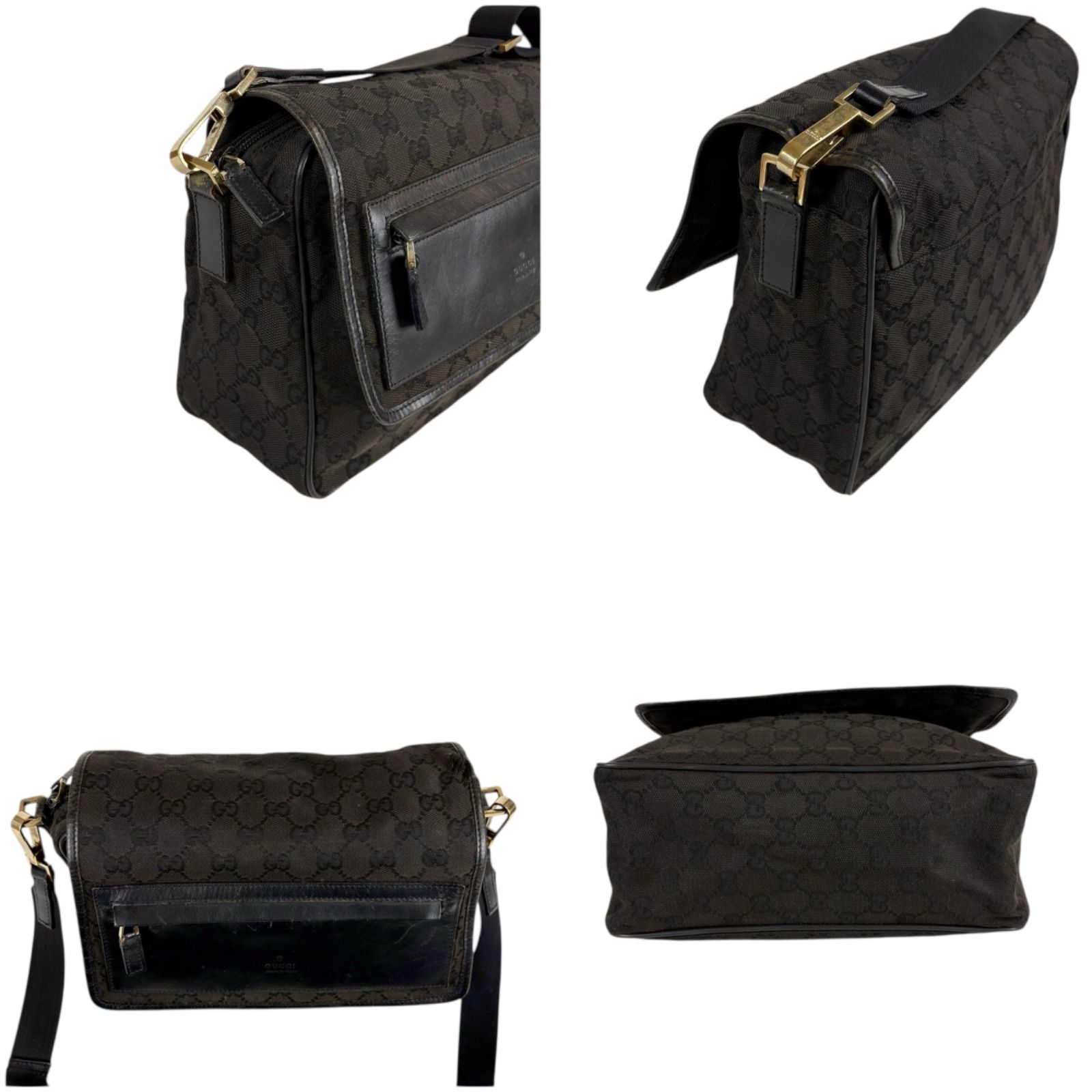 GUCCI グッチ クロスボディバッグ ショルダーバッグ GGキャンバス