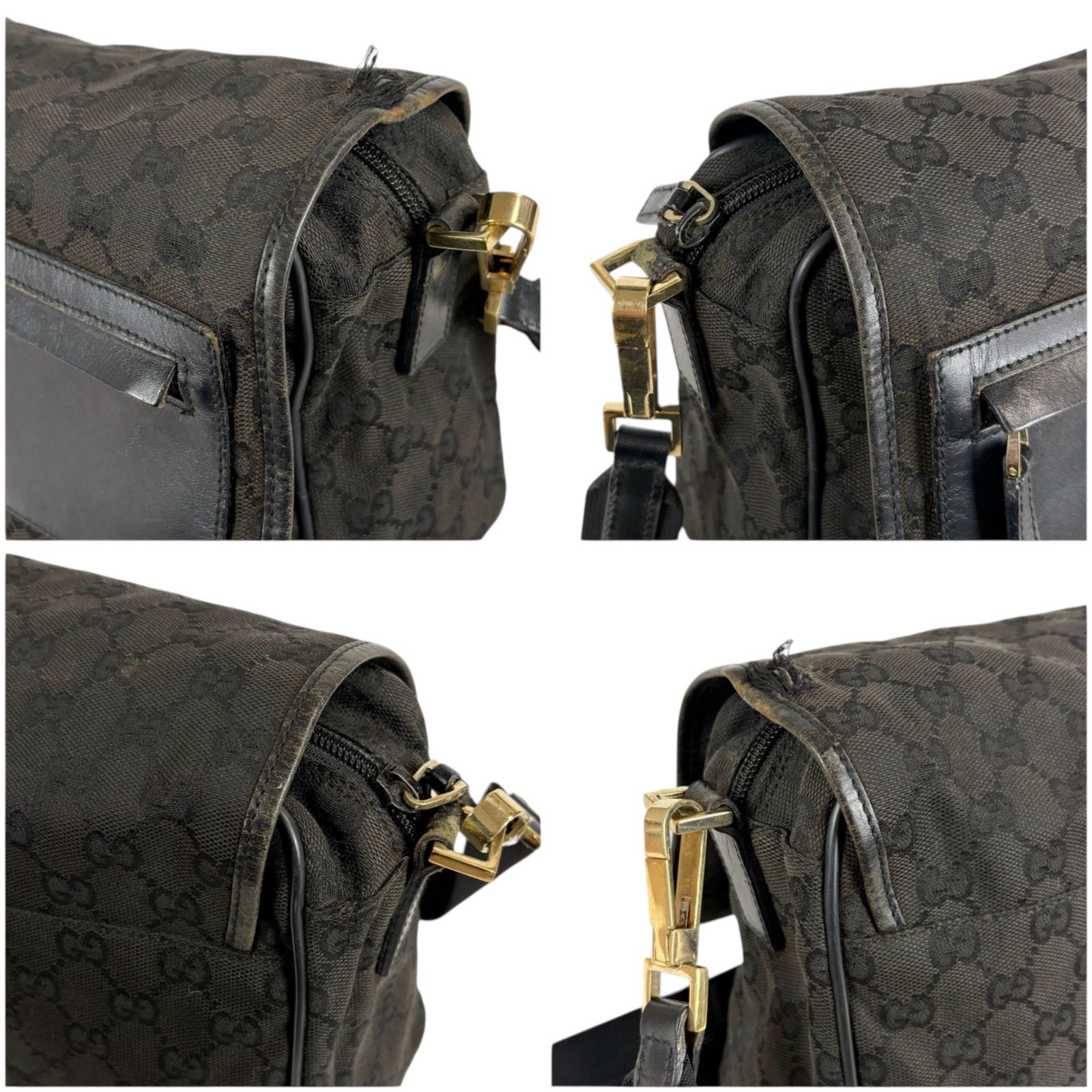 GUCCI グッチ クロスボディバッグ ショルダーバッグ GGキャンバス