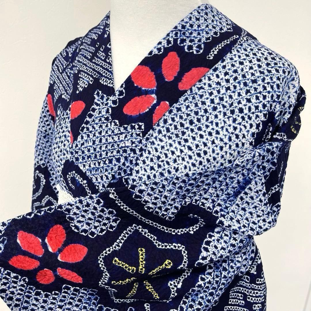 着物と帯 時流 Y 25892 s 本場有松鳴海絞り浴衣 手縫い