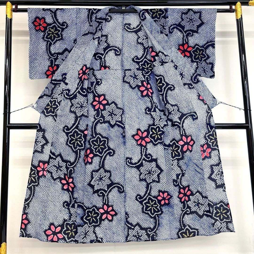 本場有松鳴海絞り浴衣 手縫い