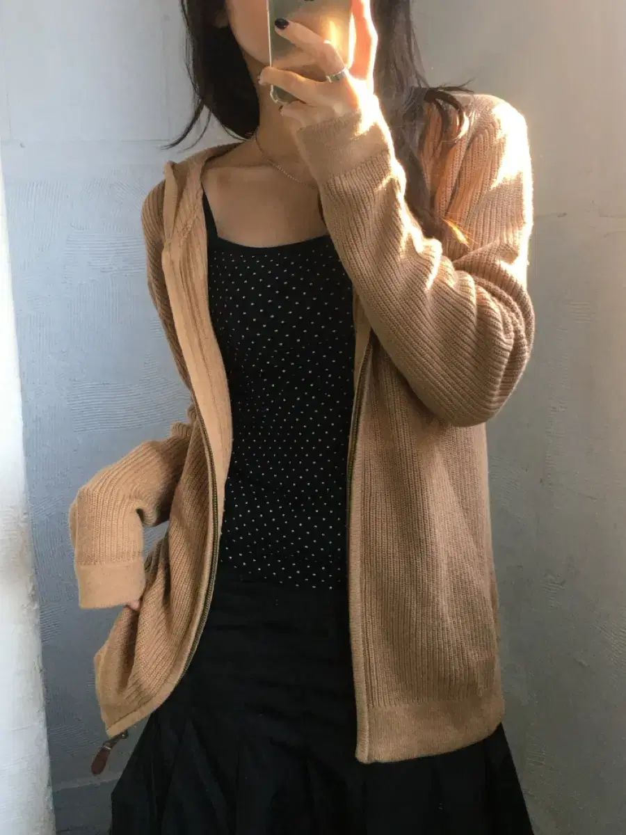 Polo ポロ ラルフローレン コットン ベージュ COLOR ゴージ ニット フードジップアップ