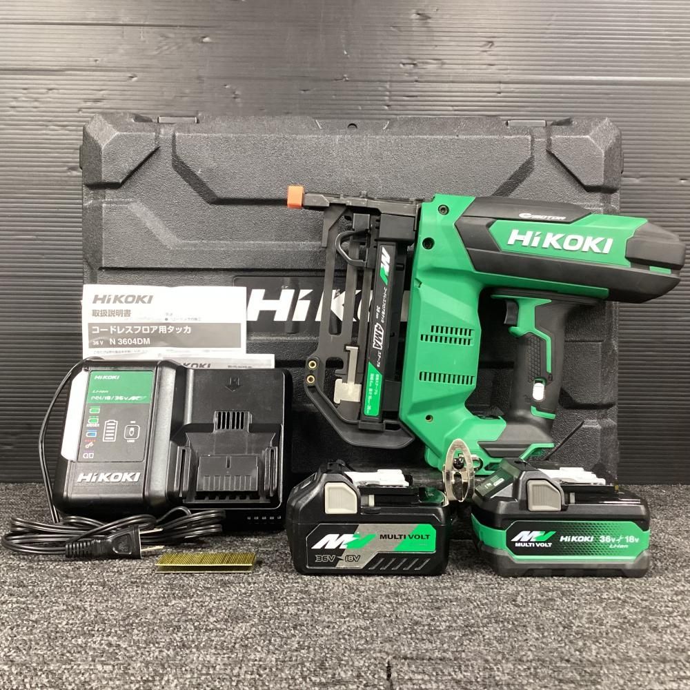HiKOKI N 3604 DM XP 36 Vコードレスフロアタッカ バッテリ 202