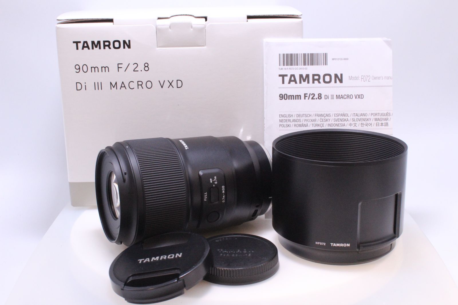 TAMRON 90 mm F 2 8 Di III MACRO VXD ソニーE用 072 S