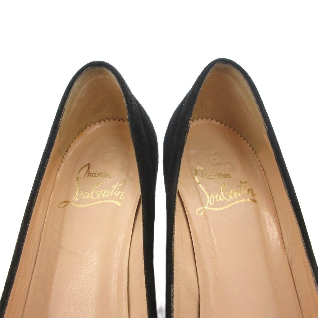 クリスチャンルブタン Christian louboutin パンプス スエード レザー