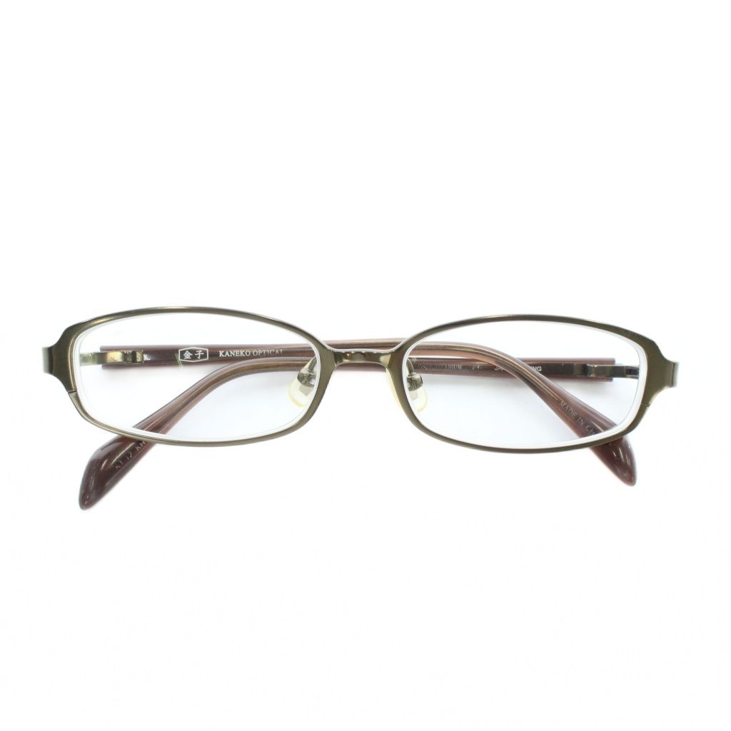 金子眼鏡 KANEKO OPTICAL 眼鏡 メガネ 度入り メタルフレーム チタン