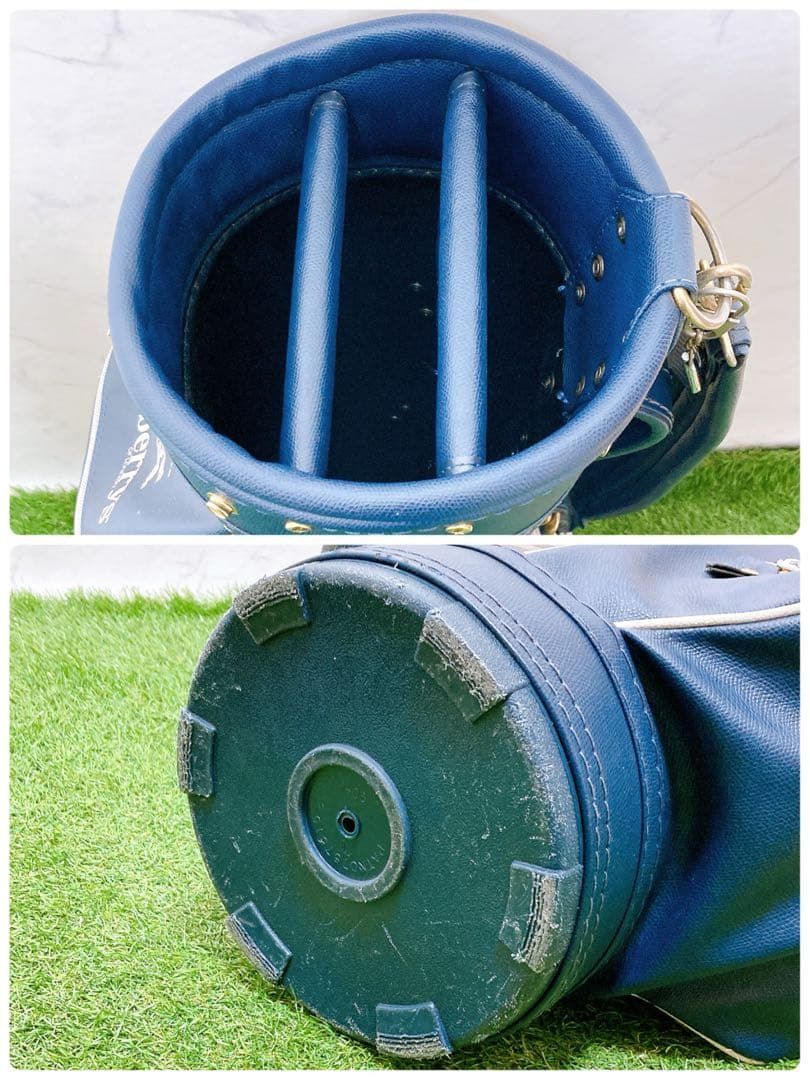 M Burberrys バーバリー キャディバッグ ネイビー クラブケース - メルカリ