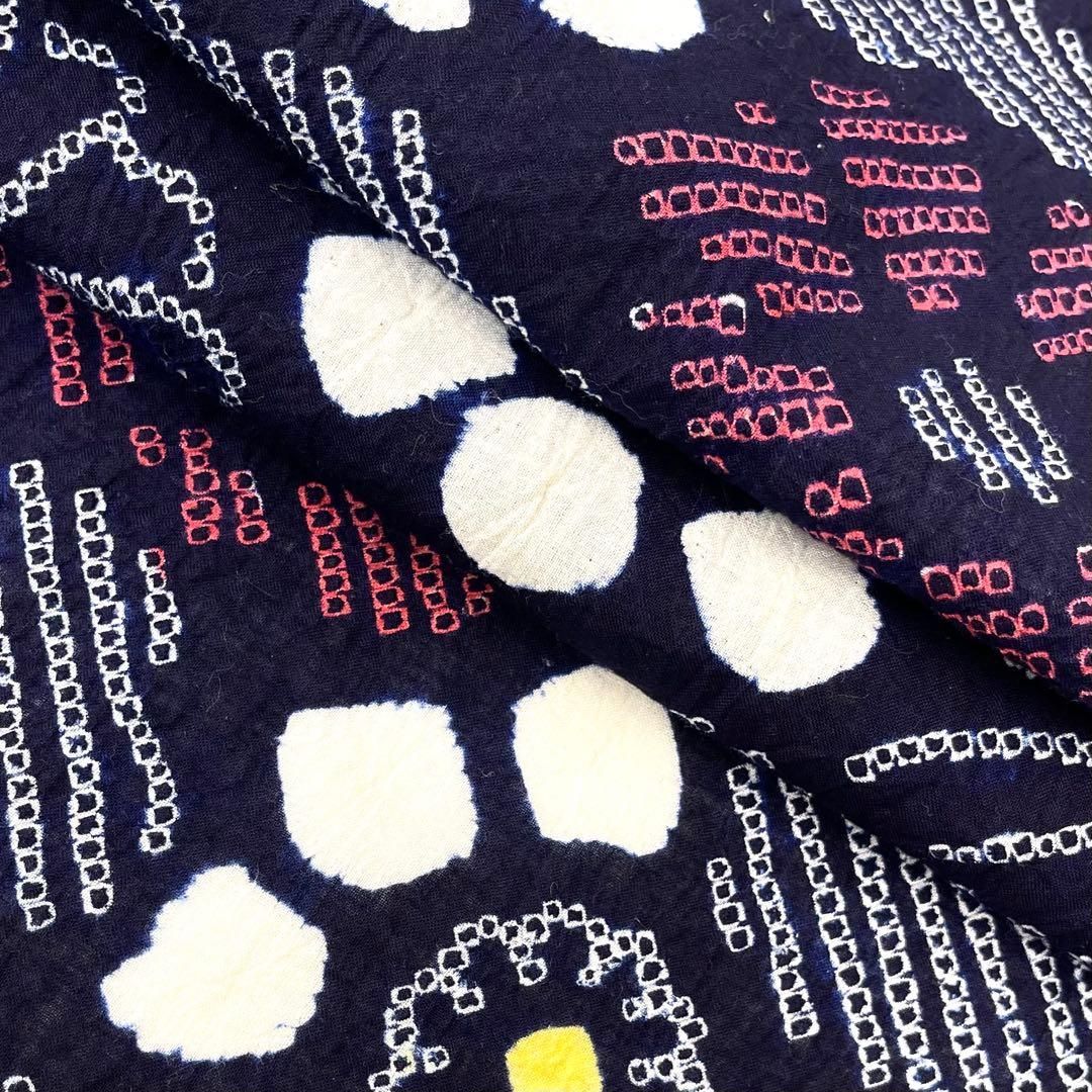  着物と帯 時流 Y 25886 s 本場有松鳴海絞り浴衣 裄65 5丈159 浴衣単品 浴衣