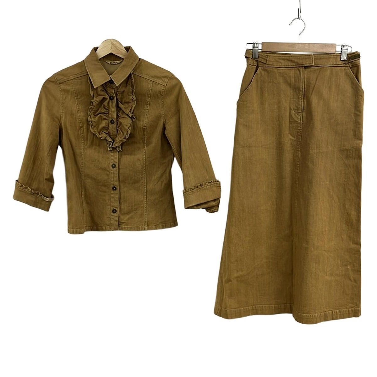 INGEBORG インゲボルグ スカートセットアップ レディース - ライトブラウン