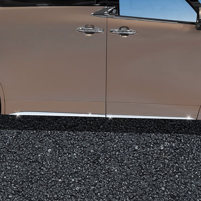 トヨタアルファード/VELLFIRE40 系車身下部装飾モール電鍍シルバー 送料無料】23年式 トヨタ アルファード/VELLFIRE 40系 車身下部装飾