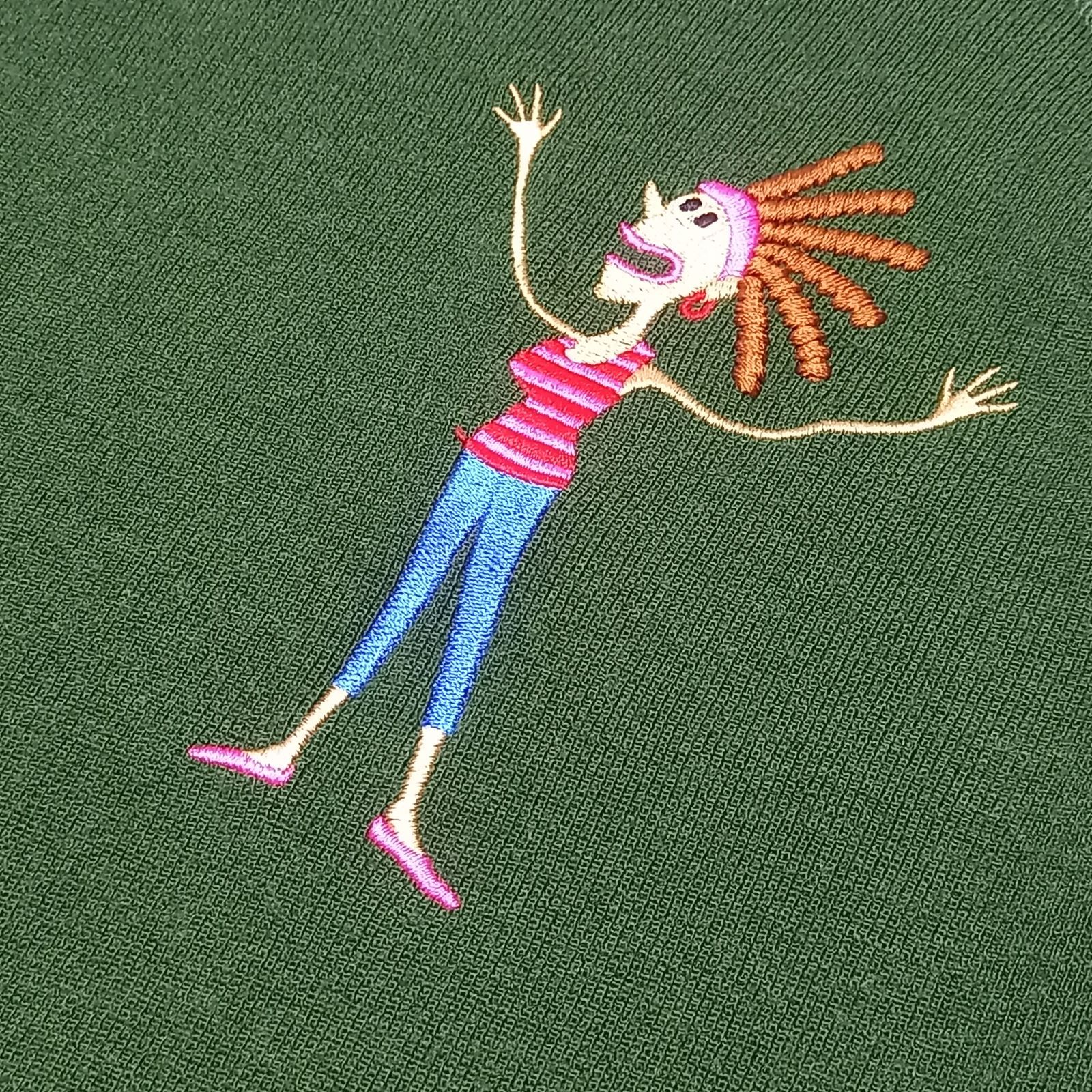 アルベロベロ オレボレブラ 長袖 ウール ニット グリーン 緑