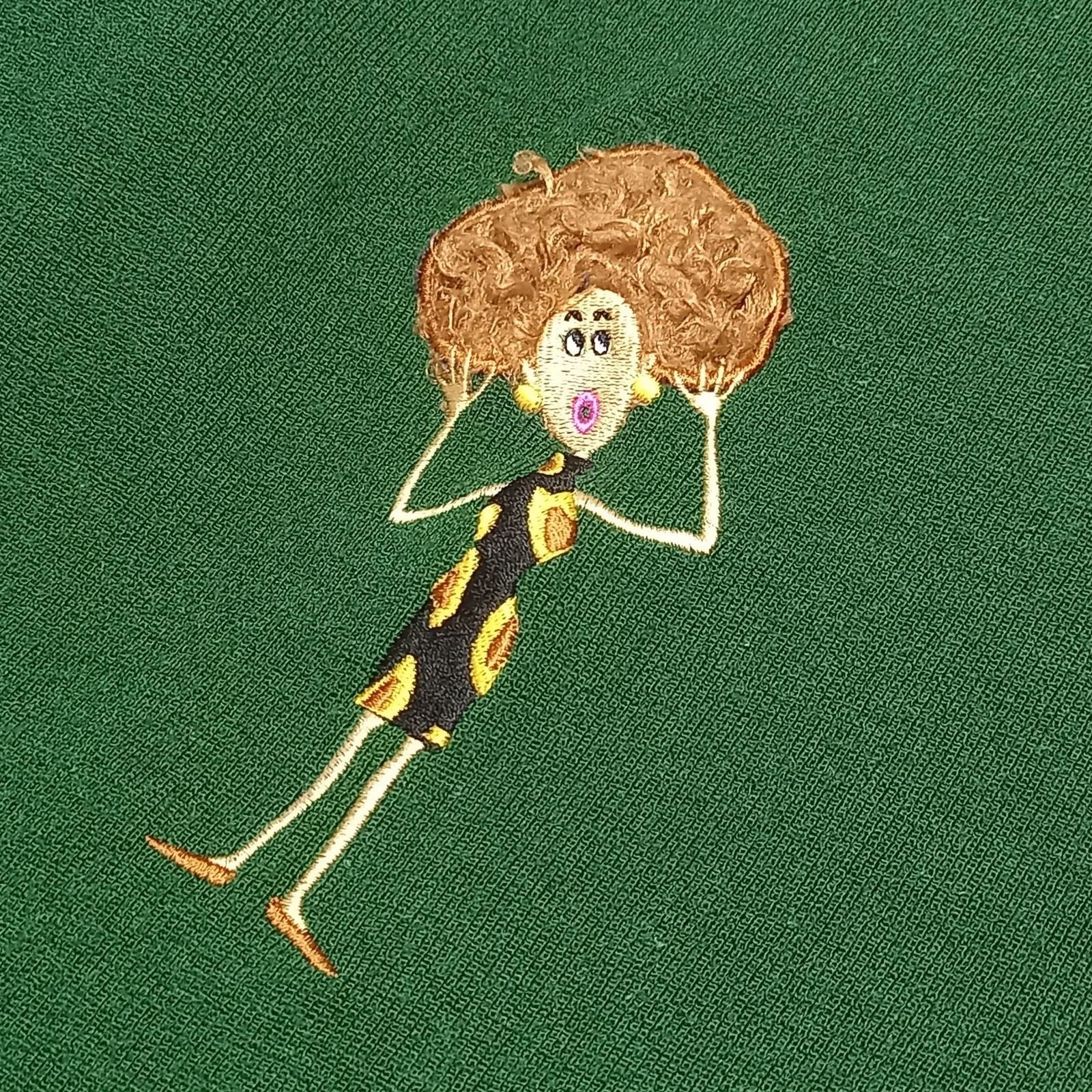 アルベロベロ オレボレブラ 長袖 ウール ニット グリーン 緑