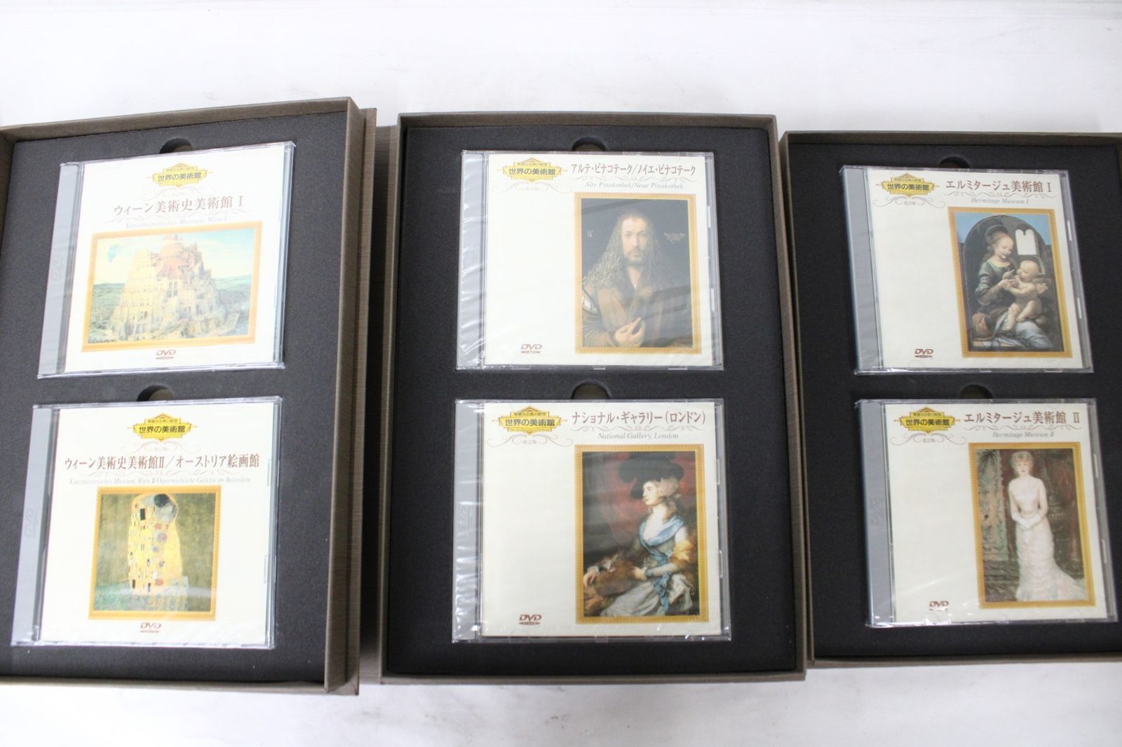 世界の美術館 DVD 改訂版 20枚セット 解説書1冊 華麗なる美の殿堂