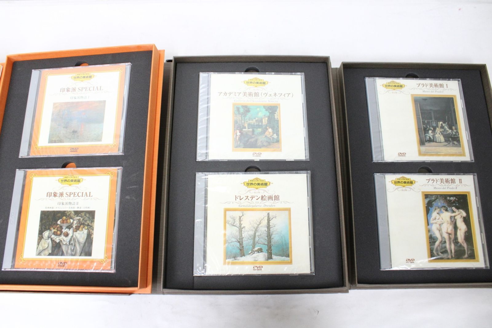 世界の美術館 DVD 改訂版 20枚セット 解説書1冊 華麗なる美の殿堂