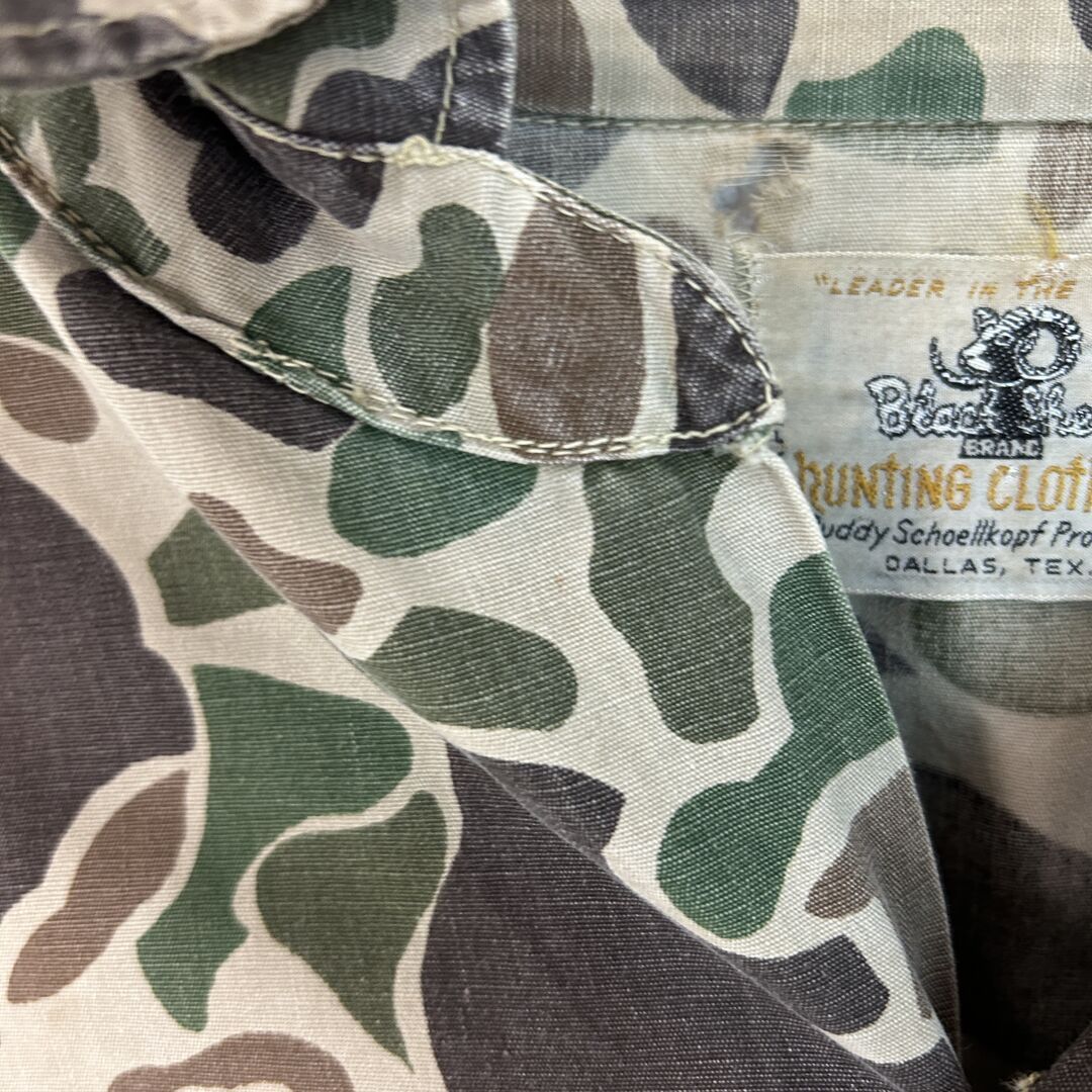 60s 70s Black Sheep ブラックシープ ハンティングシャツ ダック