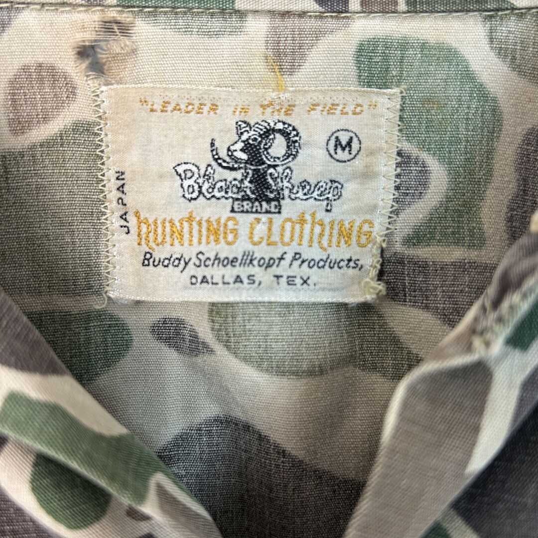 60s 70s Black Sheep ブラックシープ ハンティングシャツ ダック