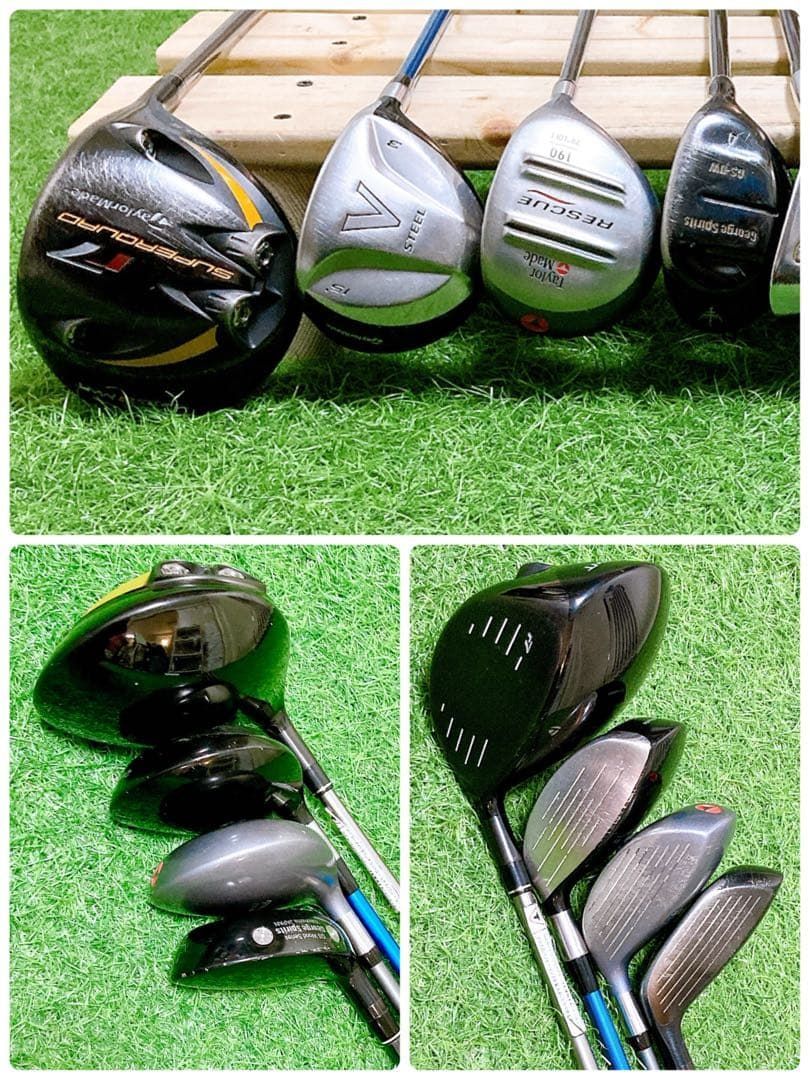 M1.テーラーメイド 初心者オススメ ゴルフクラブ メンズセット 右利き