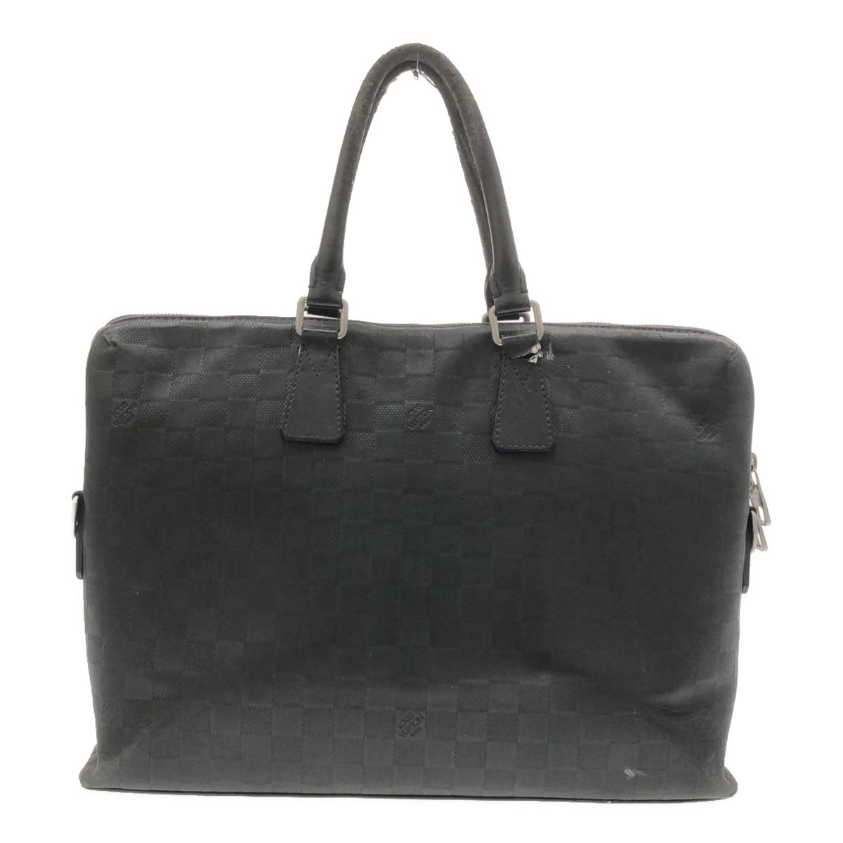 LOUIS VUITTON 品 ルイ ヴィトン ダミエ アンフィニ PDJ ビジネスバッグ ショルダーストラップ無し tsu
