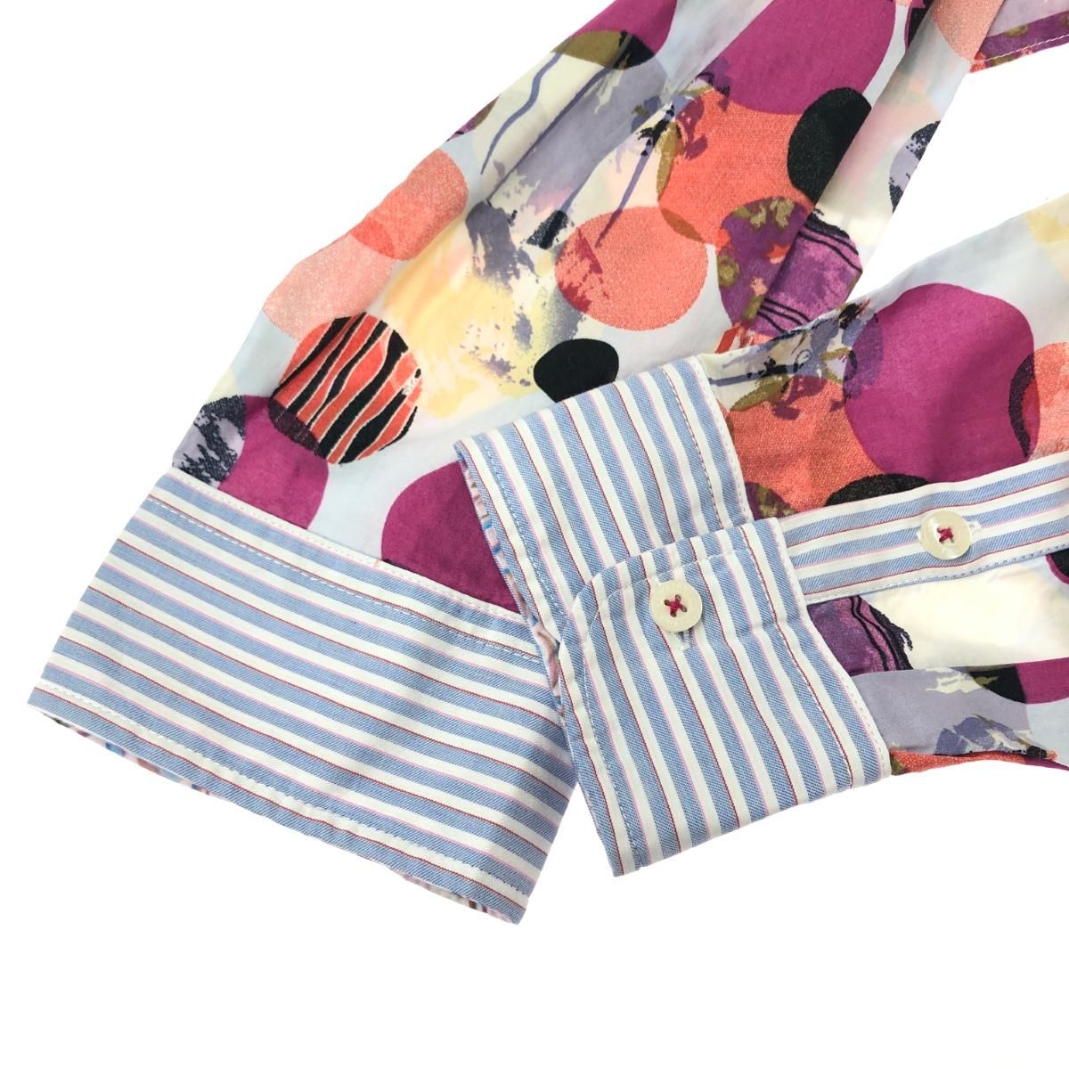 河谷シャツ カワタニシャツ KAWATANI バンドカラーワンピース サイズ:M