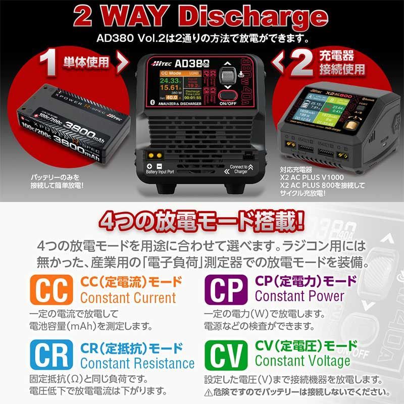 ハイテック アナライザ＆放電器 AD 380 Vol 2 No 44359 V