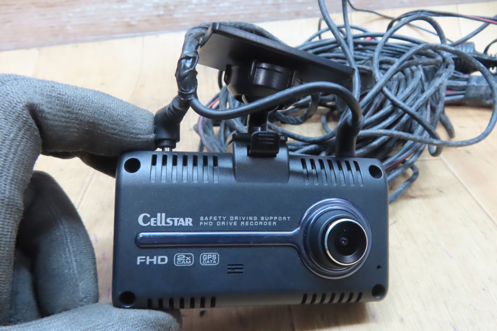 動作保証付☆F4855/セルスター 前後2カメラ/フロント CSD-790FHG/リア