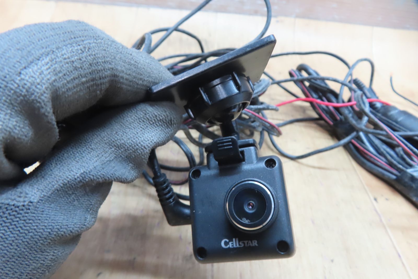 動作保証付☆F4855/セルスター 前後2カメラ/フロント CSD-790FHG/リア