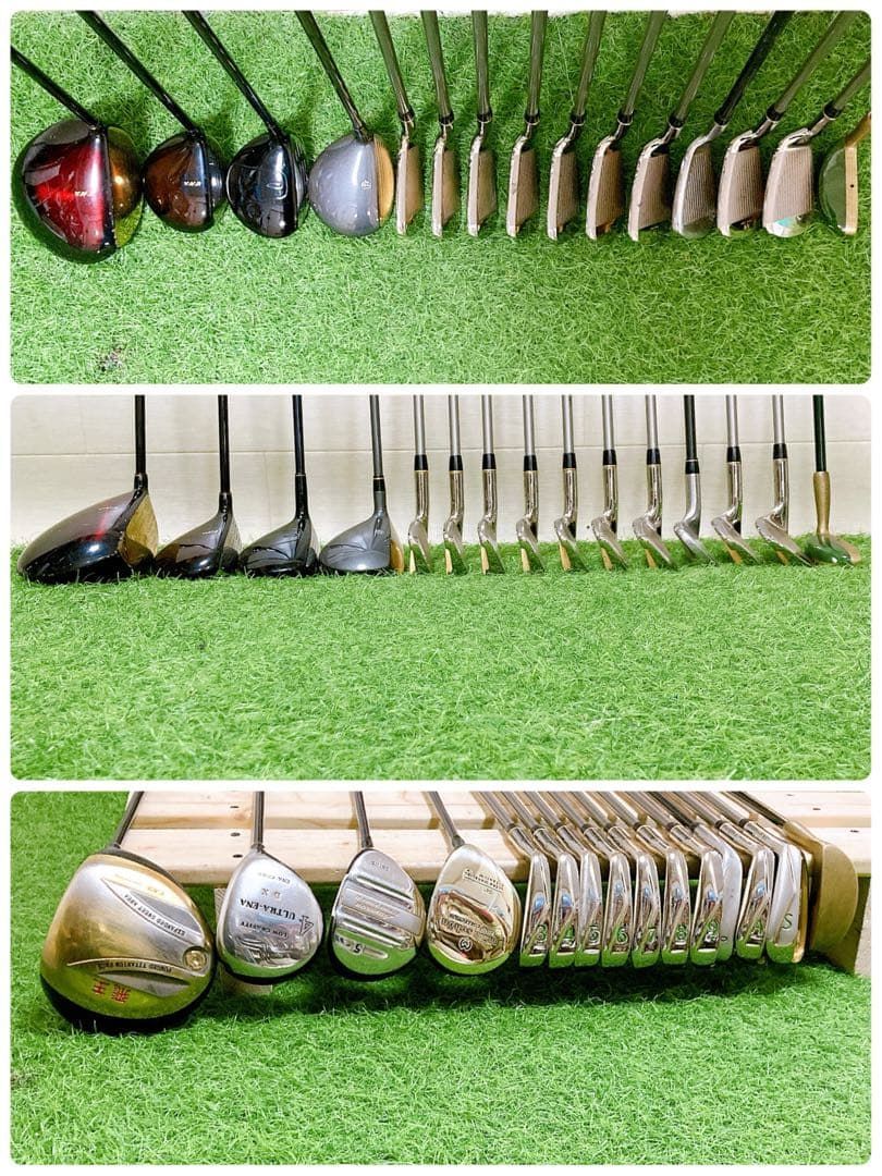 M2.初心者オススメ ゴルフクラブ メンズセット 15本 バック