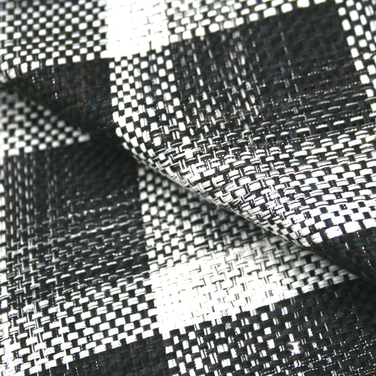 新品 お仕立付き 正絹 全通 袋帯 綾織 黒 白 洒落帯 洒落袋帯 しゃれ帯