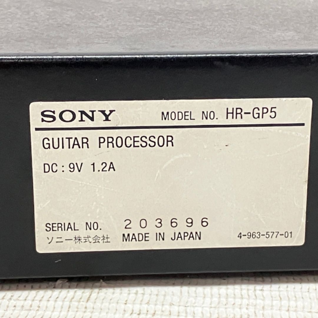 SONY HR-GP5 GUITAR PROCESSOR マルチエフェクター ソニー ギター
