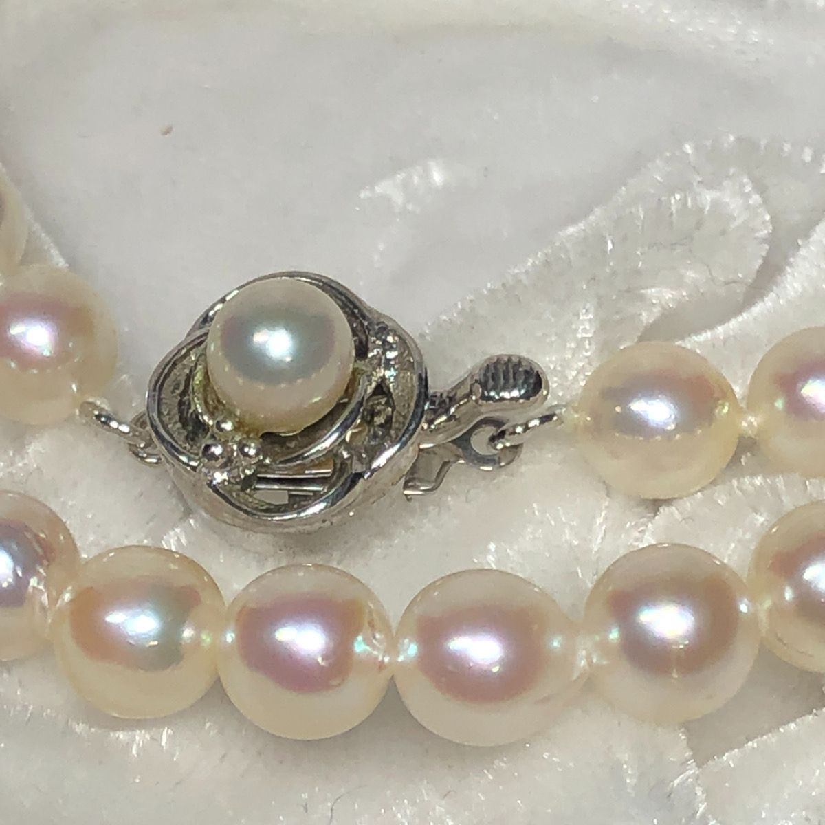 あこや真珠】5.9-6.2mm 40cm 23.5g 本真珠 アコヤ ネックレス パール