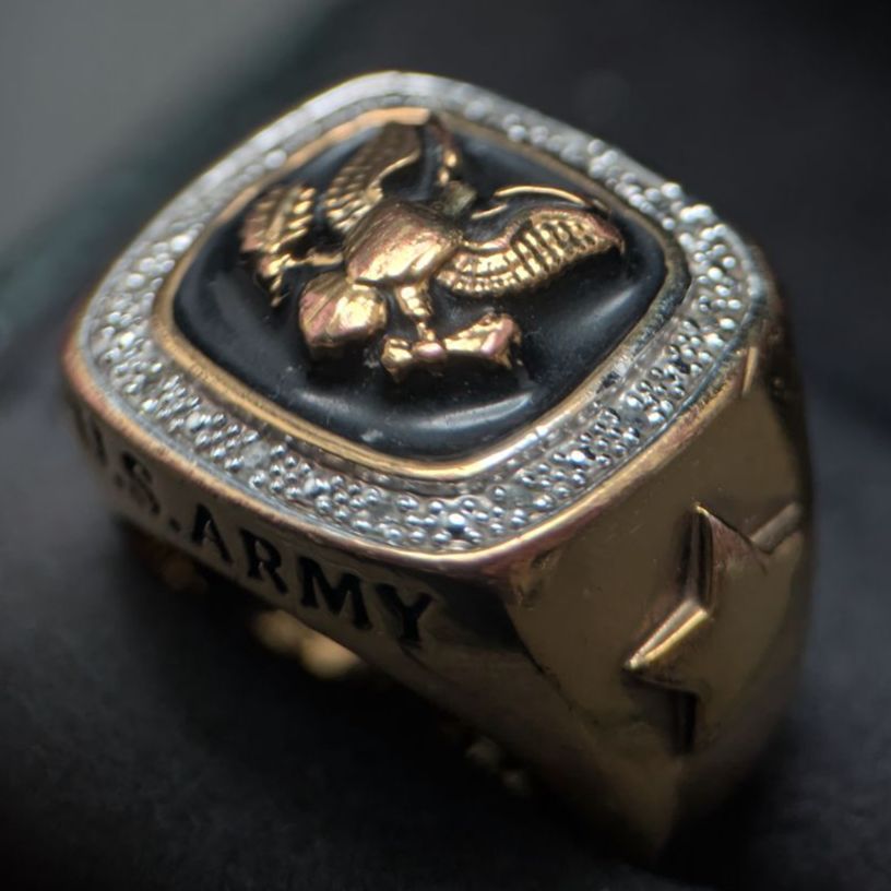 ダンバリーミント 16号 米軍 U.S.ARMY 14K 金メッキ イーグル 白頭鷲 