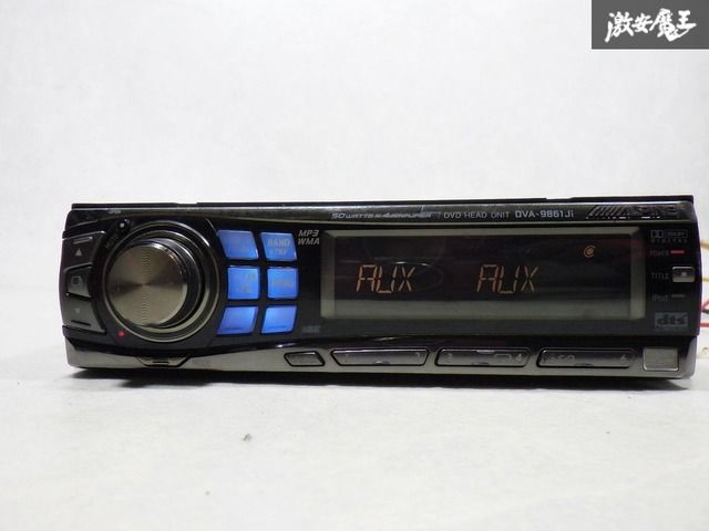 ALPINE DVA-9861Ji アルパイン DVDヘッドユニット 1DIN DVD CD Alpine