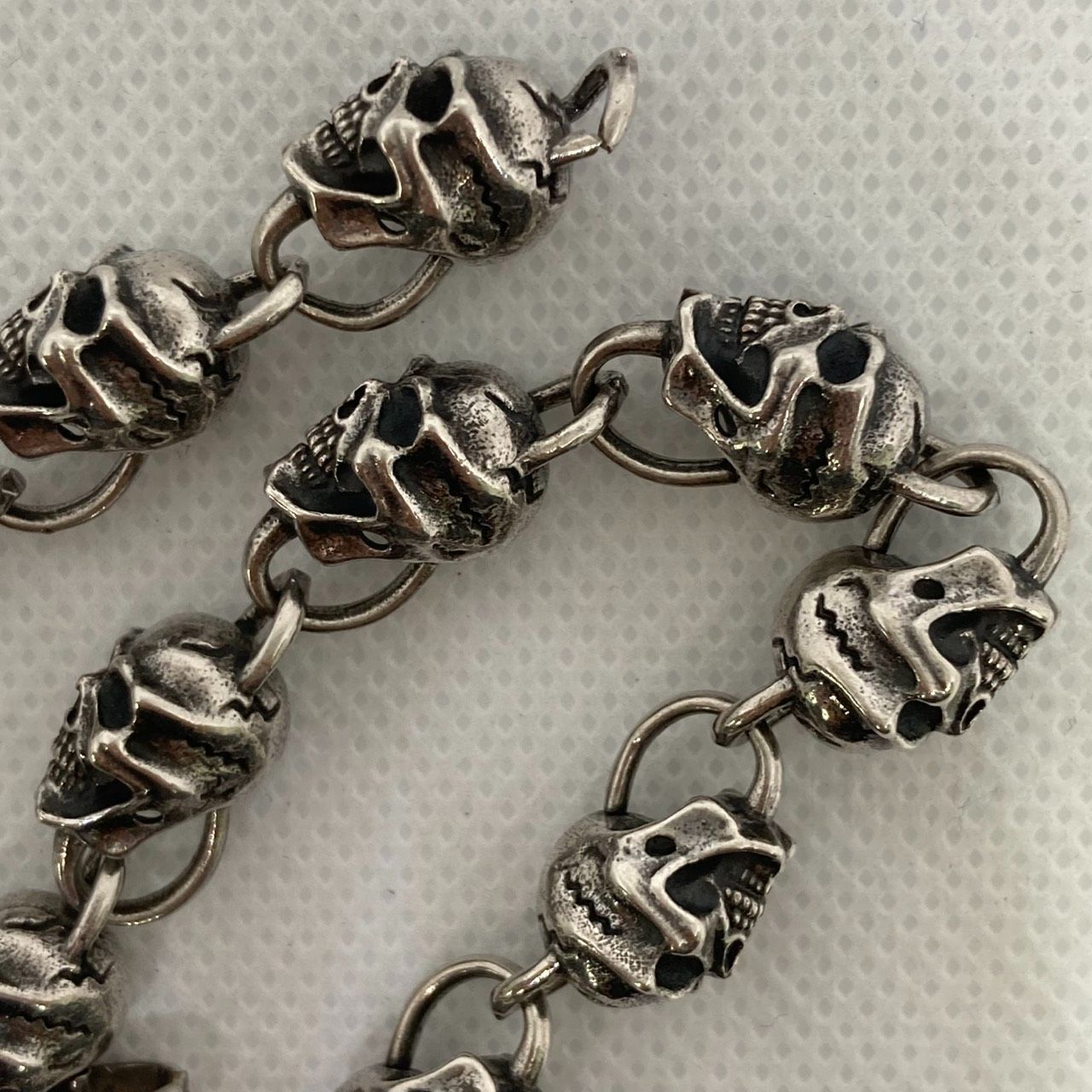 925 シルバー ドクロ ブレスレット その他 小物 メンズ