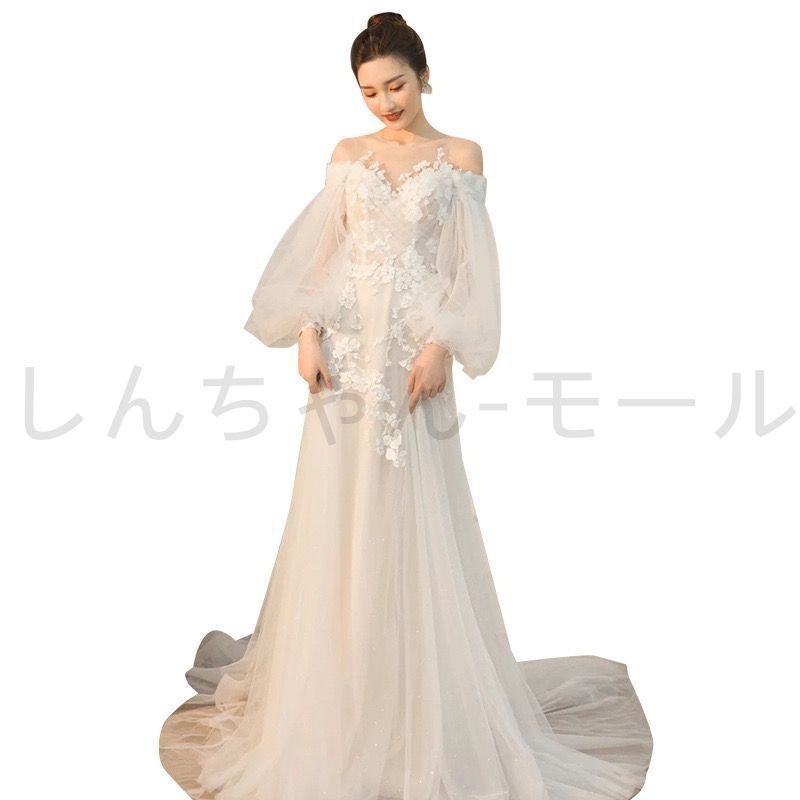 新品・未使用】 ウェディングドレス ガーデンウェディング 前撮り