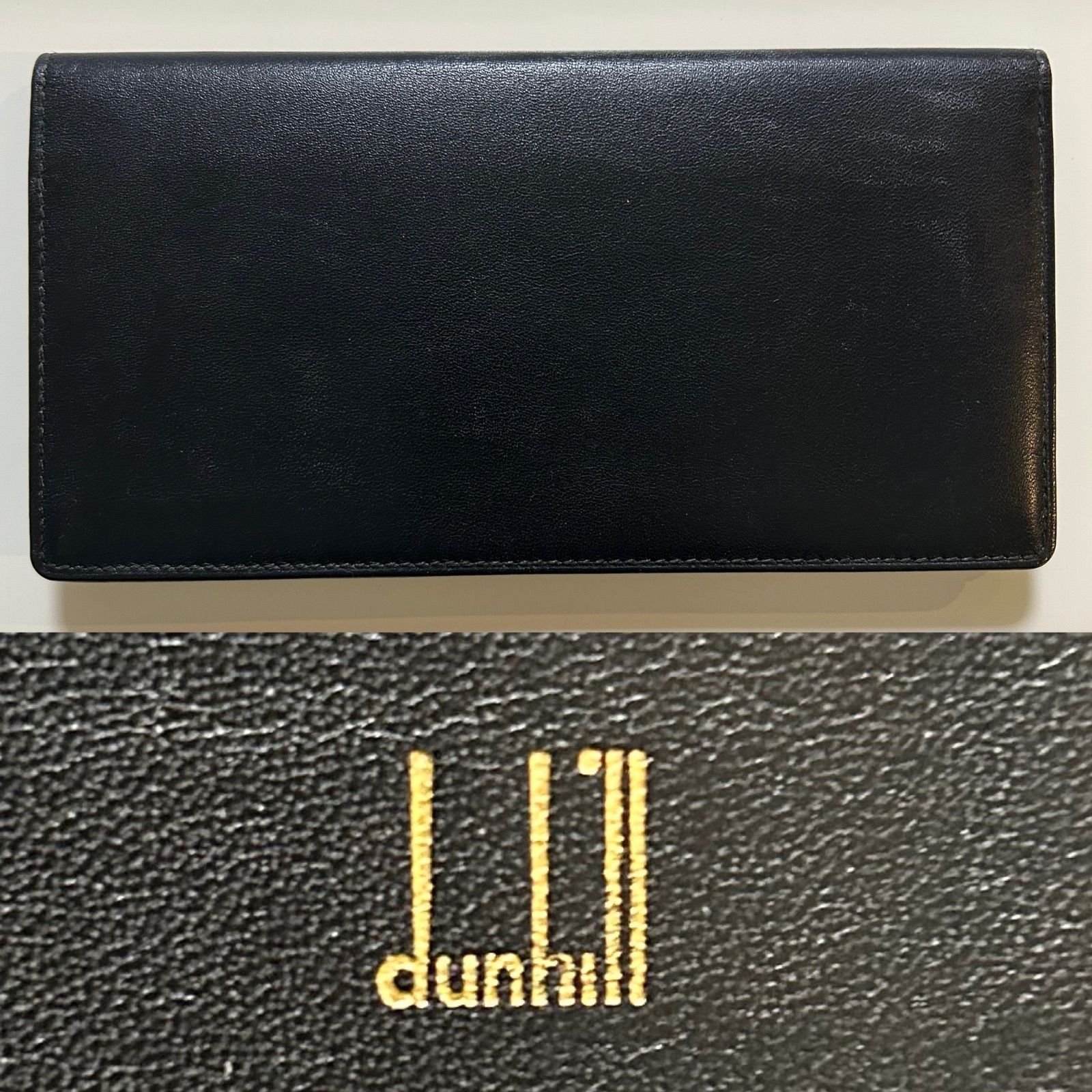 ダンヒルdunhill札入れ ロングウォレット フラップ式二つ折り長財布 二