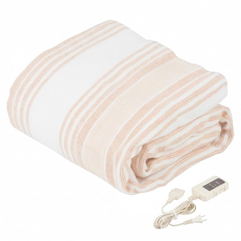 Mofua 電気毛布 洗える敷毛布 シングル 温度調節無段階 ダニ退治 頭寒足熱配線 足元 モフア MFS 401 H-D 0