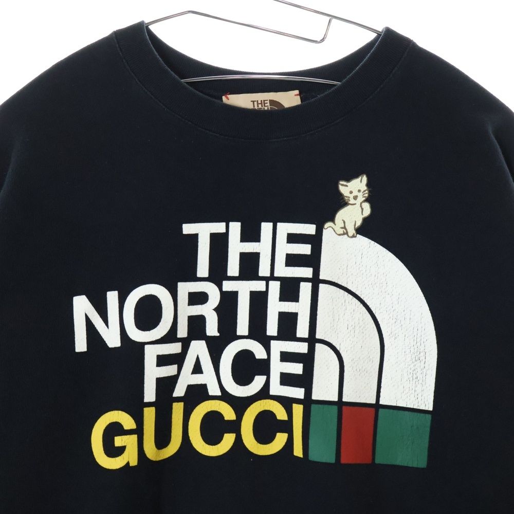 GUCCI (グッチ) ×THE NORTH FACE ザノースフェイス ロゴプリント