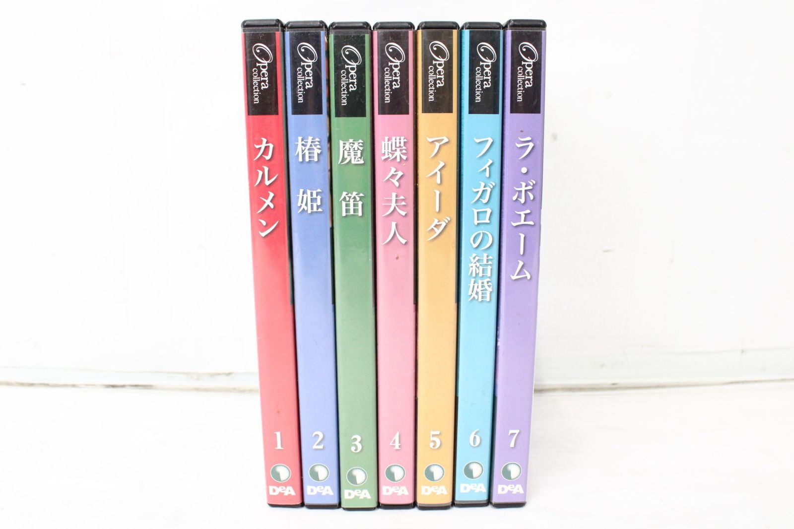 オペラ DVD コレクション デアゴスティーニ オペラ コレクション DVD 7枚セット ケースあり