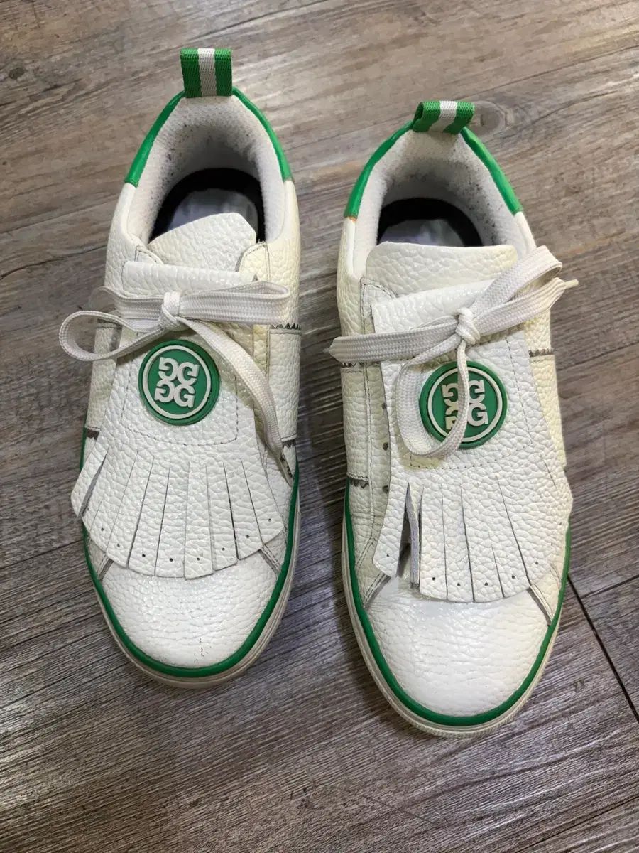 G/FORE ゴルフシューズ 白 緑 レディース - メルカリ