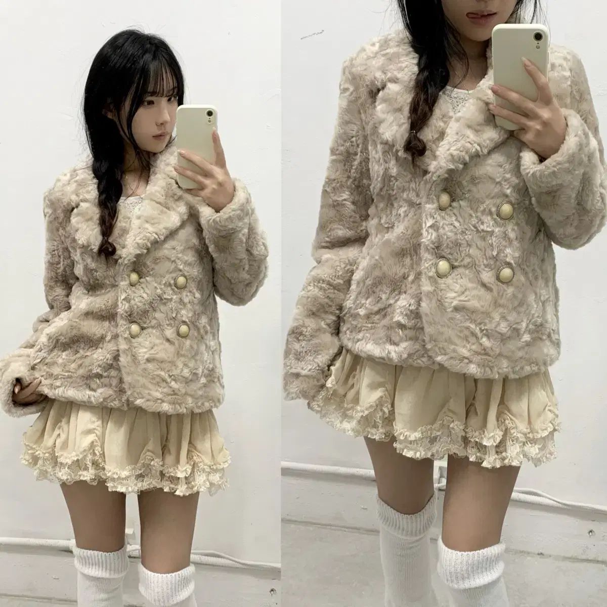 SORRIDERE ソリデレ ギャル ファー ジャケット