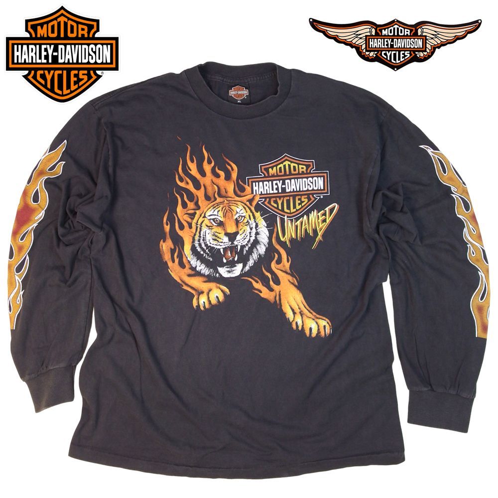 333 HARLEY DAVIDSON ロンT 長袖 Tシャツ ハーレーダビッドソン 美品