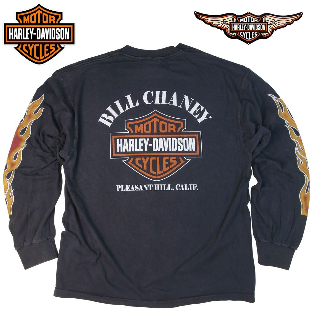 333 HARLEY DAVIDSON ロンT 長袖 Tシャツ ハーレーダビッドソン 美品