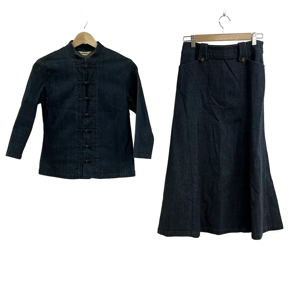 INGEBORG インゲボルグ スカートセットアップ レディース ネイビー