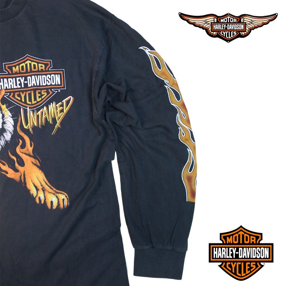 333 HARLEY DAVIDSON ロンT 長袖 Tシャツ ハーレーダビッドソン 美品