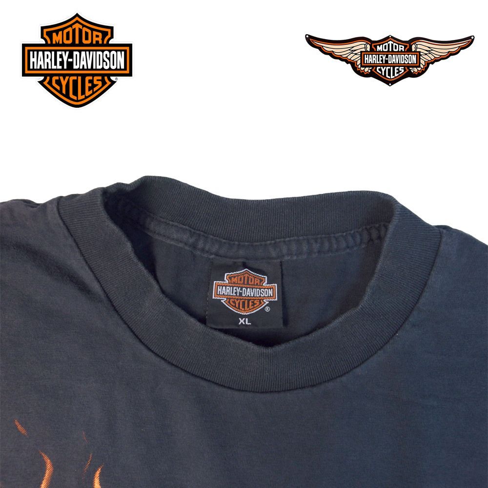 333 HARLEY DAVIDSON ロンT 長袖 Tシャツ ハーレーダビッドソン 美品
