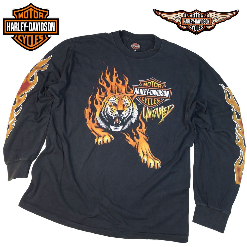 333 HARLEY DAVIDSON ロンT 長袖 Tシャツ ハーレーダビッドソン 美品