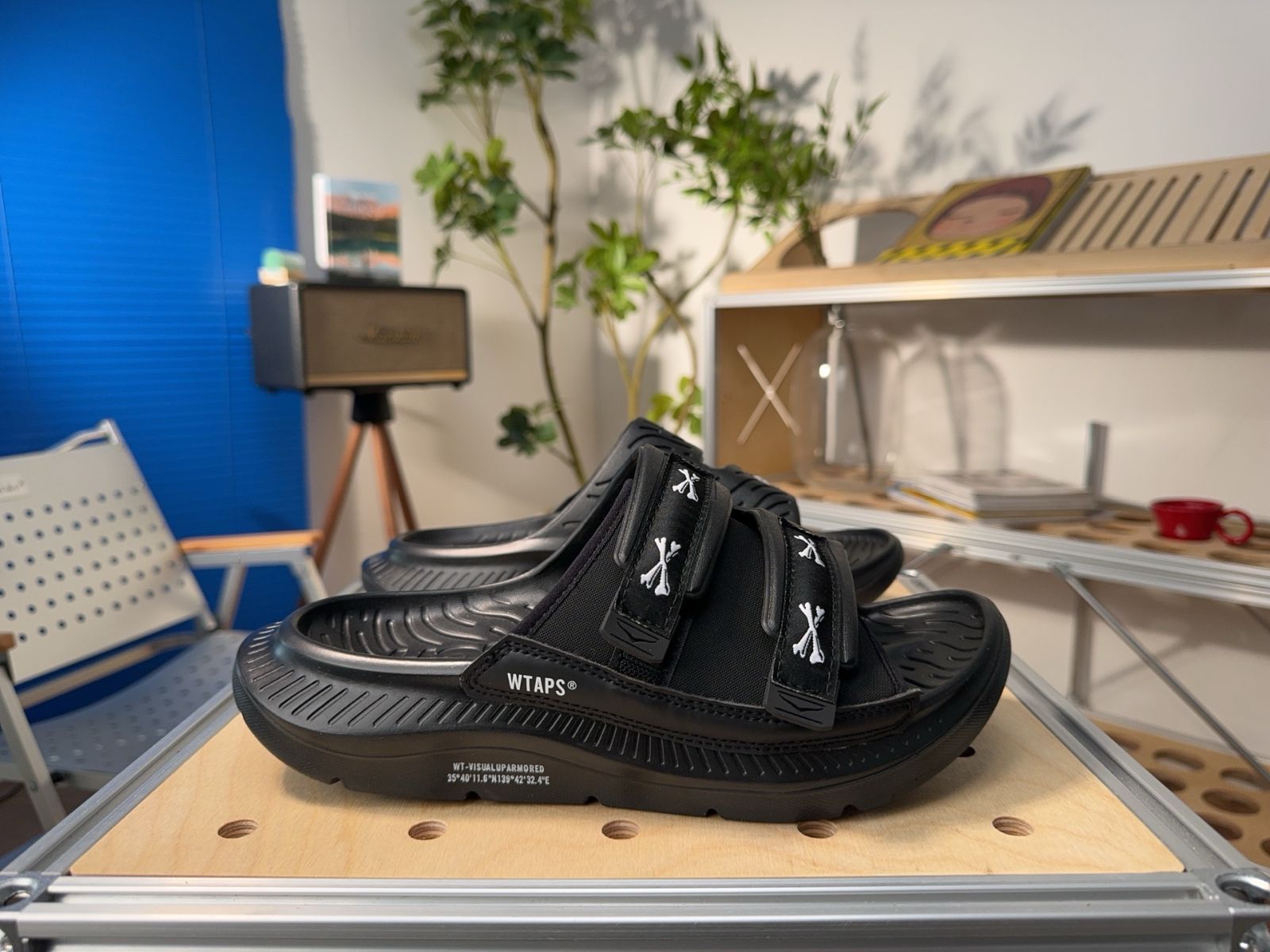 HOKA ONE WTAPS ホカオネオネ ダブルタップス 24 SS ORA LUX Jet Black オラ ラックス オリーブドラブ サンダル JP 27 5 cm 29