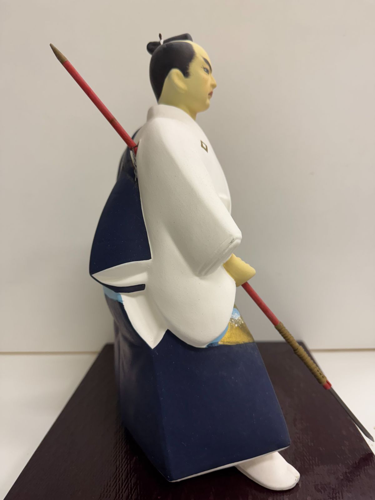 陶器製 博多人形 黒田武士 置物 工芸品 - メルカリ