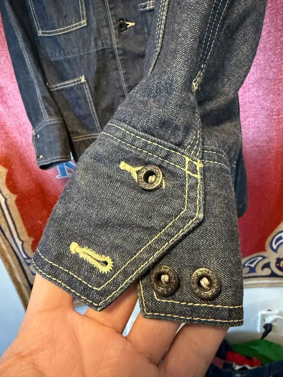 UES（ウエス）RAIL WAY デニムカバーオール 中古・古着通販】Ues (ウエス) 裏ボアデニムカバーオール インディゴ